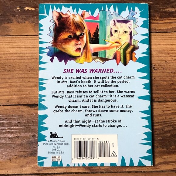 Ghosts of Fear Street: Night of the Werecat by: R.L. Stine, paperback book - Picture 2 of 6